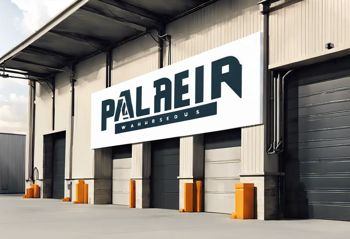 Logo of a wholesale trade company subsidiary featuring a warehouse icon and company name.